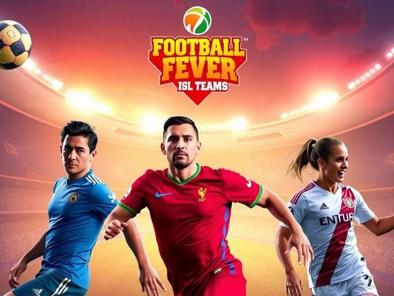 Football Fever showing Indian Super League teams selection screen Football Fever ISL teams